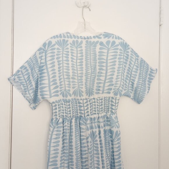 Baltic Born Austin Blue Print Kimono Dress - Picture 10 of 14